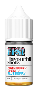 FlavourFill Shots LONGFILL- FFS! Cranberry Cherry Blueberry Salt/MTL 30ML