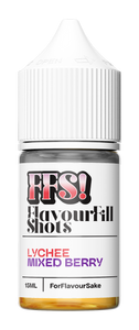 FlavourFill Shots LONGFILL- FFS! Lychee Mixed Berry Salt/MTL 30ML