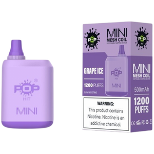 Pop Hit Mini 1200 Puffs Disposable, 50MG