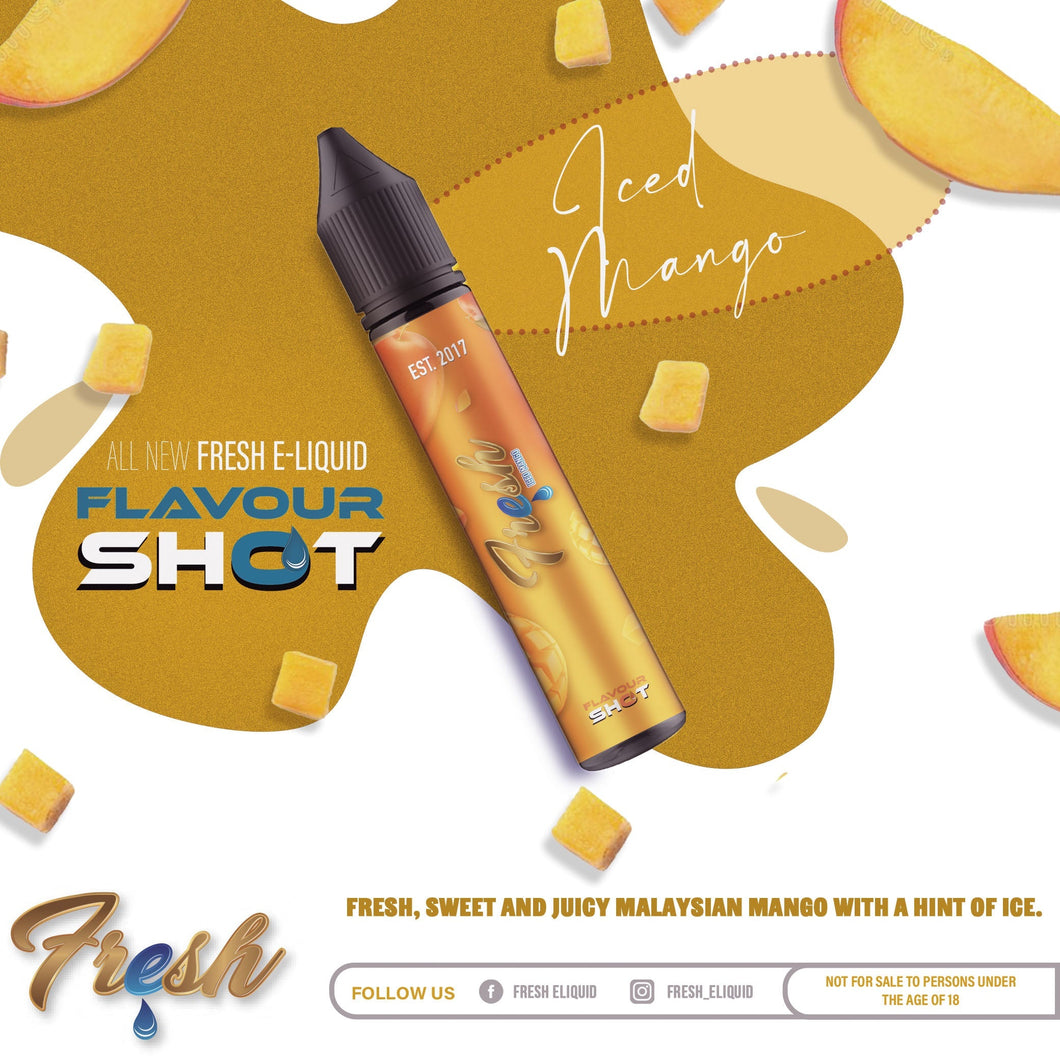 Fresh E-liquid LONGFILL- Iced Mango Kit 120ml