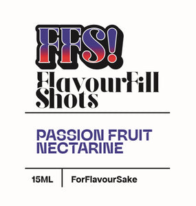 FlavourFill Shots LONGFILL - FFS! Passion Fruit Nectarine Salt/MTL 30ML