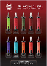 Load image into Gallery viewer, XTRA Sultan DTL 100k Puff Disposable 2mg
