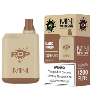 Pop Hit Mini 1200 Puffs Disposable, 50MG