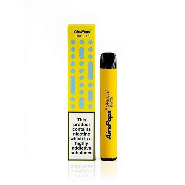 Airscream - Airpops One Use Disposable Zesty Lemon