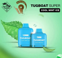 Load image into Gallery viewer, Tugboat (50mg) Super 12000 Puff Cartridges
