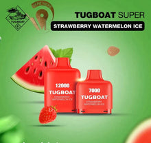 Load image into Gallery viewer, Tugboat (50mg) Super 12000 Puff Cartridges
