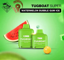 Load image into Gallery viewer, Tugboat (50mg) Super 12000 Puff Cartridges
