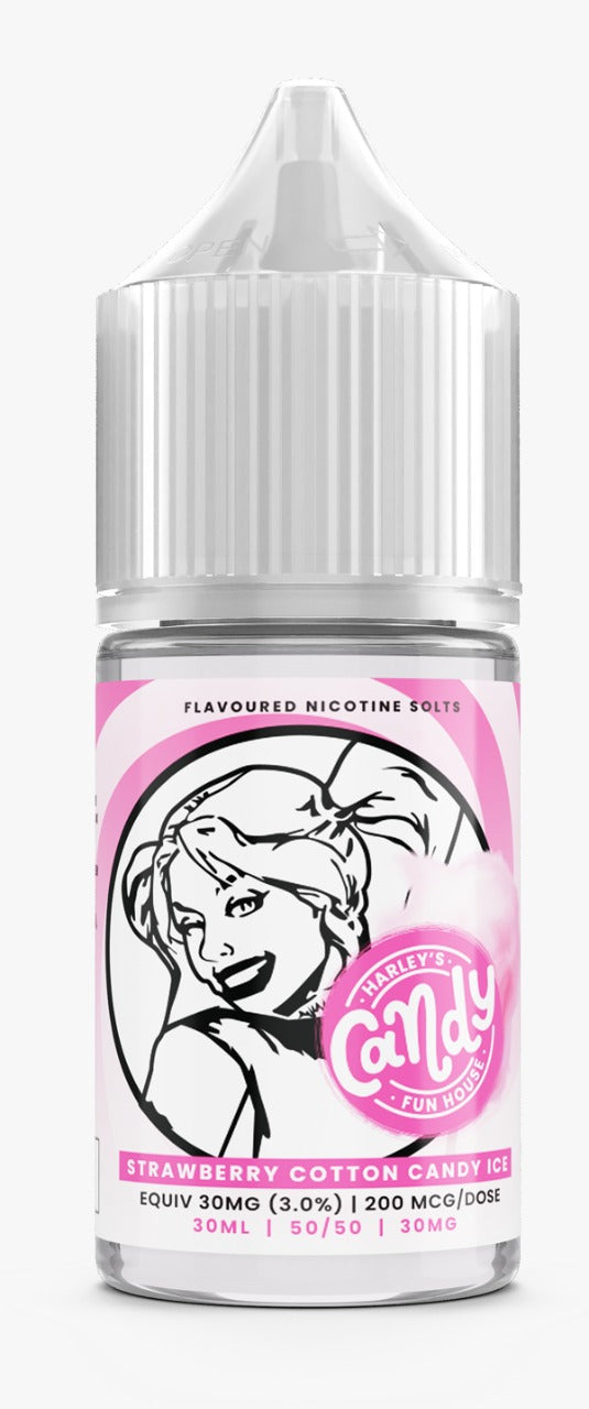 Flavoured Nicotine Solts - Strawberry Cotton Candy Ice 30ml