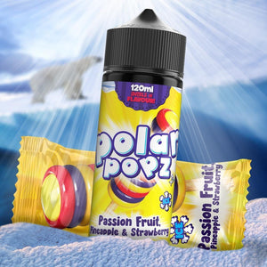 Polar Popz - Passion Fruit,Pineapple and Strawberry 2mg, 120ml